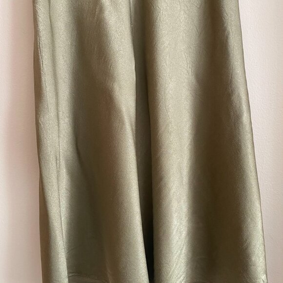 & Other Stories Silk Midi Skirt - Picture 6 of 9